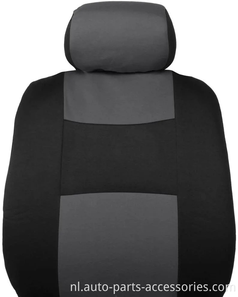 Universal Fit platte stoffen paar emmer stoelhoes, (zwart) (pas de meeste auto, vrachtwagen, SUV of busje)